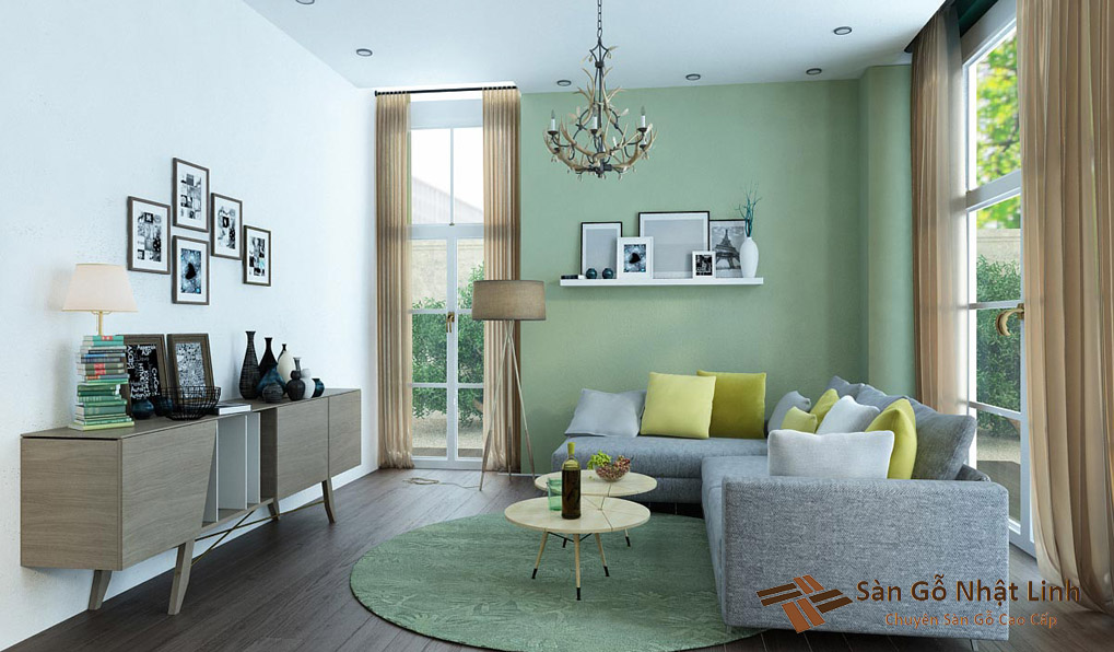 Màu sàn gỗ hợp phong thủy