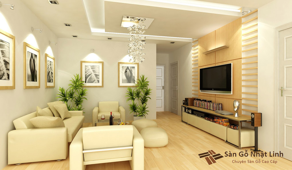 Sàn gỗ sáng màu