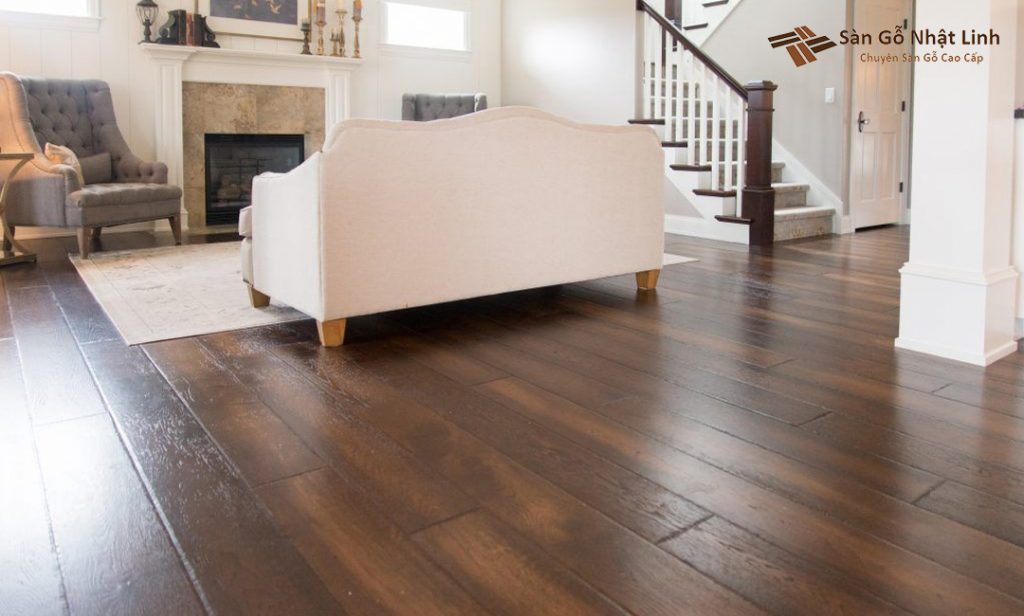 Sàn gỗ mặt sần ngày càng được ưa chuộng.